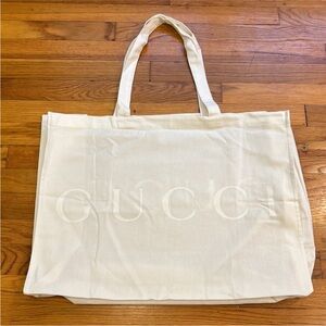 Large Gucci Cotton Tote Bag